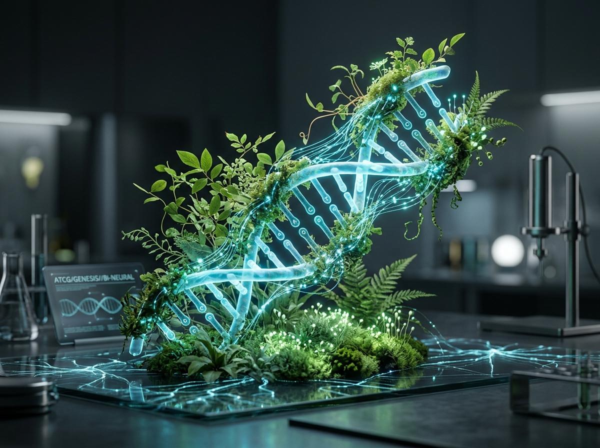 Nature and AI biological DNA synthesis